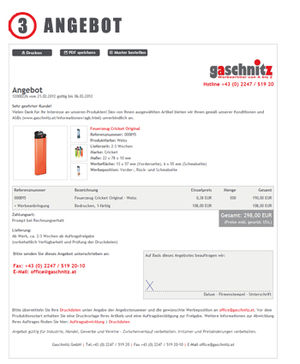 Unterweisung Angebot Erstellen