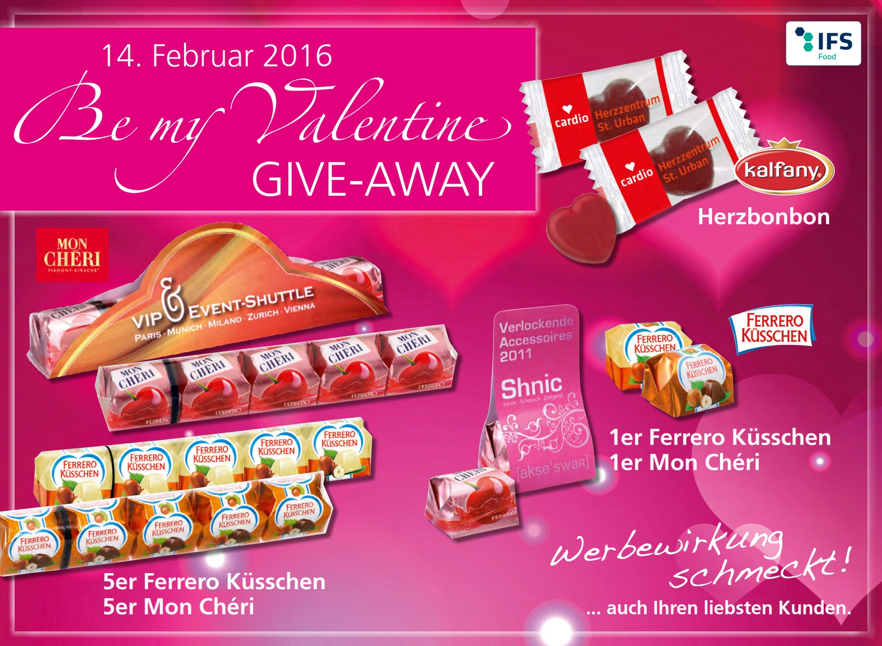 Give-Aways für den Valentinstag