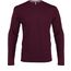 Herren Langarm T-Shirt mit V-Ausschnitt