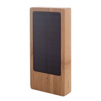 Powerbank Holz Solar