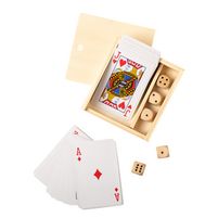 Spiele-Set Karten Würfel Pelkat