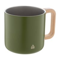 Thermotasse Doppelwandig Holzgriff 350 ML Rewoo