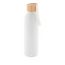 Trinkflasche Metall Recycling Holzdeckel 600 ml