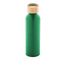 Trinkflasche Metall Recycling Holzdeckel 600 ml