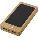 Solar Powerbank Bambus