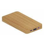 Powerbank Holz Bambus