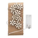 LED-Lichterkette Schneeflocken Polaris