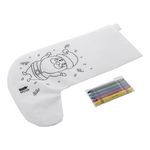 Weihnachtsstrumpf zum Ausmalen Julfar Gift