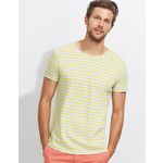 Men`s Round Neck Striped T-Shirt Miles Men`s Round Neck Striped T-Shirt Miles