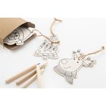 Christbaumschmuck zum Ausmalen Oppland