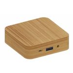 Powerbank Bamboo Square