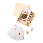 Spiele-Set Karten Würfel Pelkat