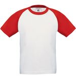 Kinder Raglan Kontrast T-Shirt B&C Base-Ball /kids
