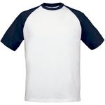 Raglan Kontrast T-Shirt B&C Base-Ball