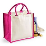 Printers Midi Jute Bag