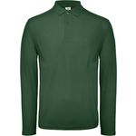 Herren Piqué Polo langarm B&C ID.001 LSL