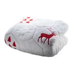 Weihnachts-Decke Flanell Sherpavlies