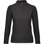 Damen Piqué Polo langarm B&C ID.001 LSL /women Damen Piqué Polo langarm B&C ID.001 LSL /women