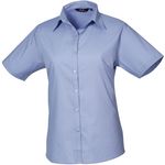Bluse Ladies Poplin Blouse Short Sleeve (Damenbluse/Kurzarm) Bluse Ladies Poplin Blouse Short Sleeve (Damenbluse/Kurzarm)