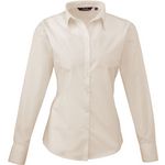 Ladies Poplin Long Sleeve Shirt (Damenbluse/Langarm) Ladies Poplin Long Sleeve Shirt (Damenbluse/Langarm)