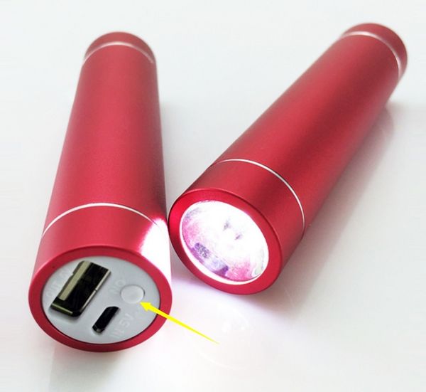 Powerbank Round Taschenlampe